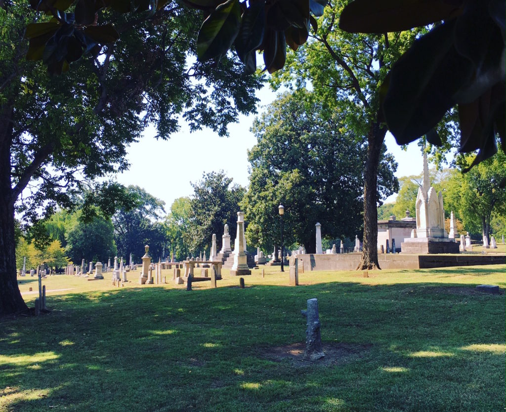 The Nashville City Cemetery.