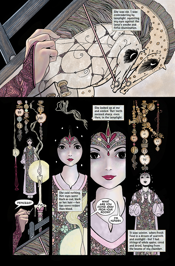 Snow, Glass, Apples, story and words by Neil Gaiman, adaptation and art by Colleen Doran